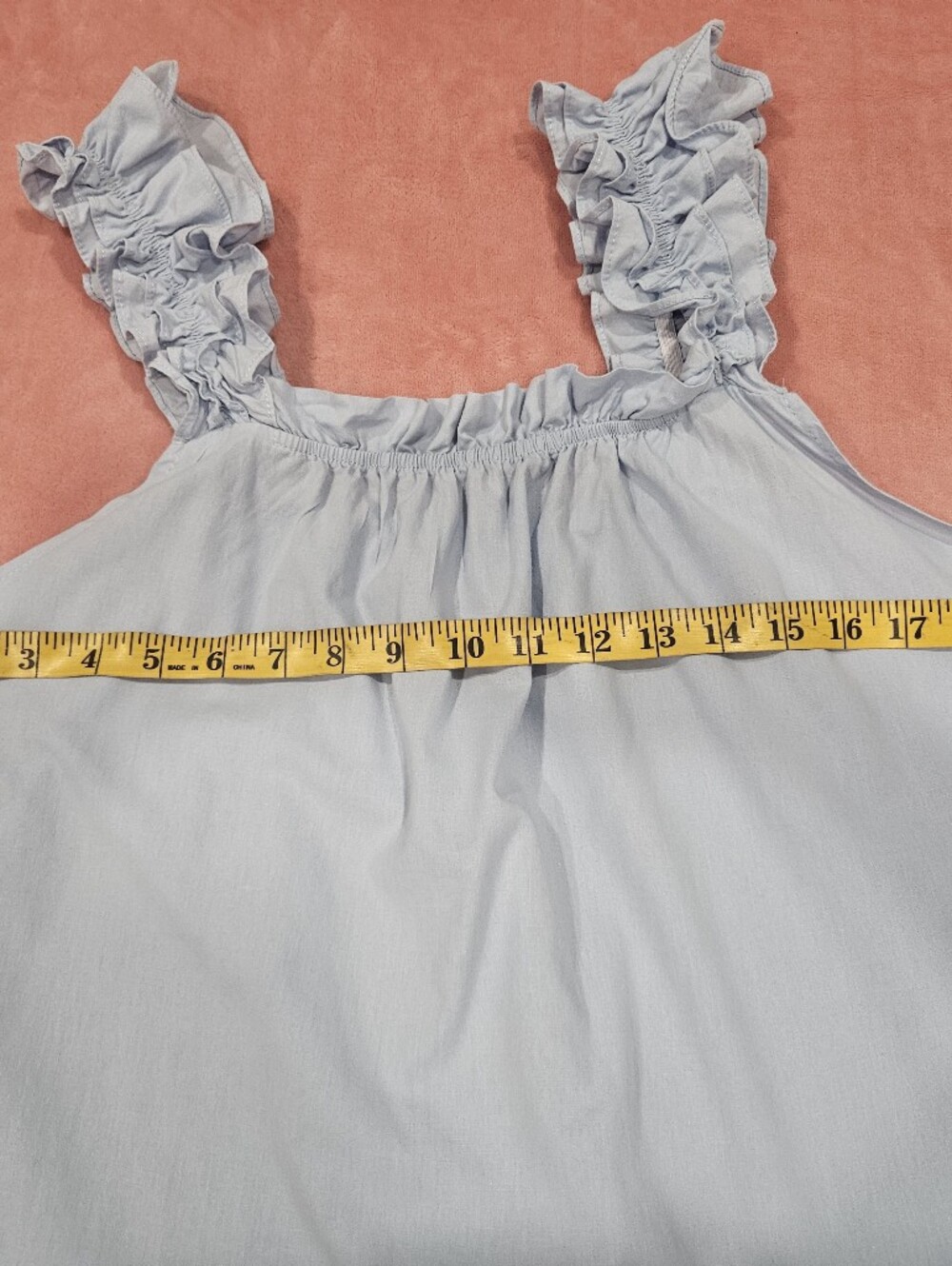 Light Blue Ruffle Strap Pajama Set - Women Intimates & Sleepwear - Picture 7 of 8